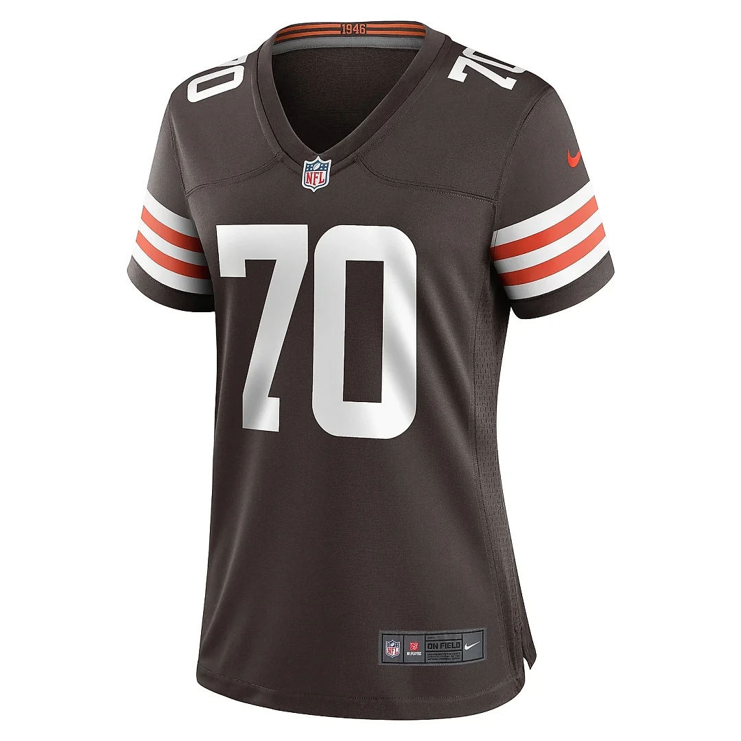 Zennovawear Women's Cleveland Browns Drew Forbes Brown Team Game Jersey