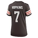 Zennovawear Women's Cleveland Browns Dustin Hopkins Brown Team Game Jersey
