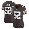 Zennovawear Women's Cleveland Browns Elerson Smith Brown Team Game Jersey