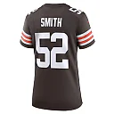 Zennovawear Women's Cleveland Browns Elerson Smith Brown Team Game Jersey