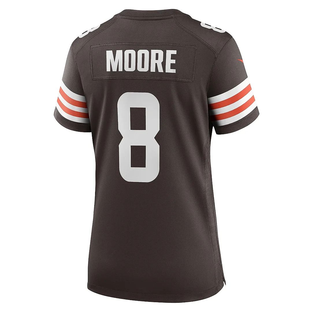 Zennovawear Women's Cleveland Browns Elijah Moore Brown Game Jersey
