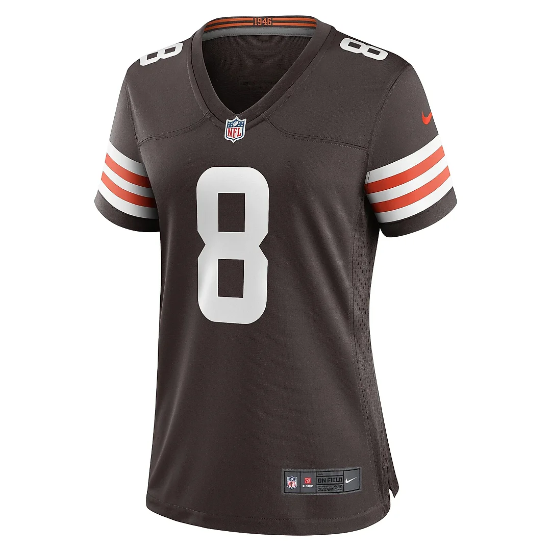 Zennovawear Women's Cleveland Browns Elijah Moore Brown Game Jersey