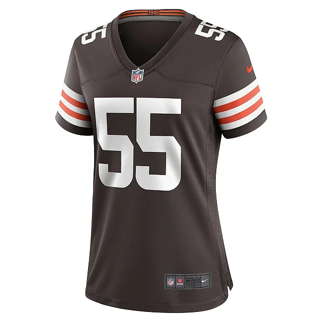 Zennovawear Women's Cleveland Browns Ethan Pocic Brown Game Jersey