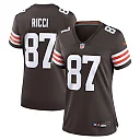 Zennovawear Women's Cleveland Browns Giovanni Ricci Brown Game Jersey