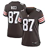Zennovawear Women's Cleveland Browns Giovanni Ricci Brown Game Jersey