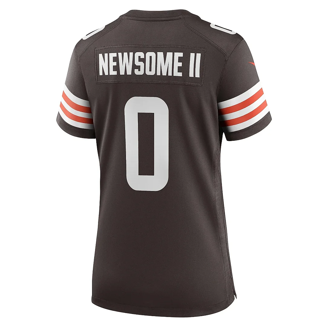 Zennovawear Women's Cleveland Browns Greg Newsome II Brown Team Game Jersey