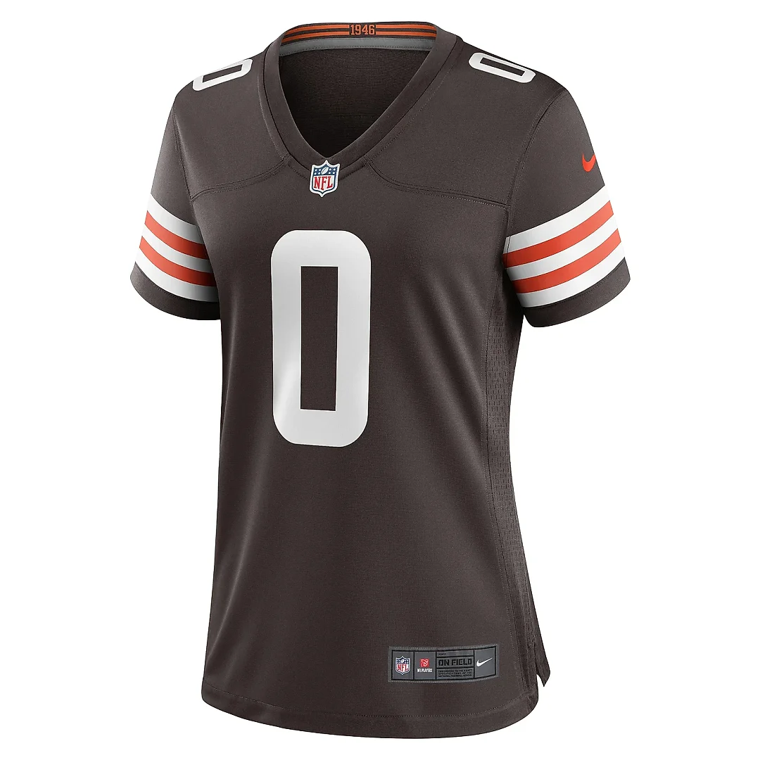 Zennovawear Women's Cleveland Browns Greg Newsome II Brown Team Game Jersey