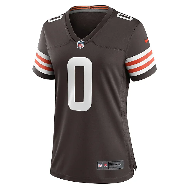 Zennovawear Women's Cleveland Browns Greg Newsome II Brown Team Game Jersey