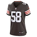 Zennovawear Women's Cleveland Browns Hicks Brown Game Jersey