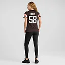 Zennovawear Women's Cleveland Browns Hicks Brown Game Jersey