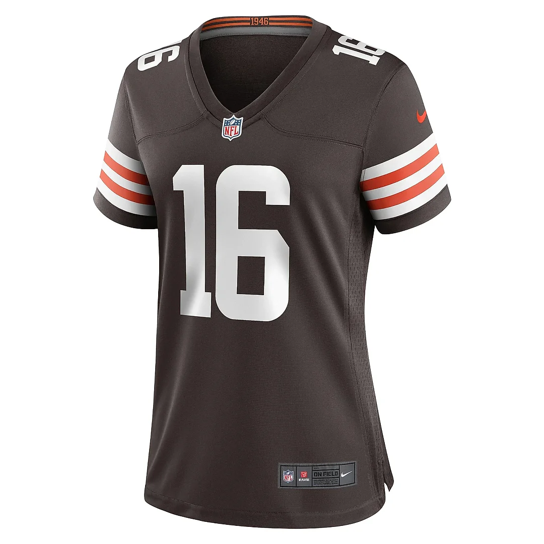 Zennovawear Women's Cleveland Browns Jaelon Darden Brown Team Game Jersey