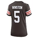 Zennovawear Women's Cleveland Browns Jameis Winston Brown Game Jersey