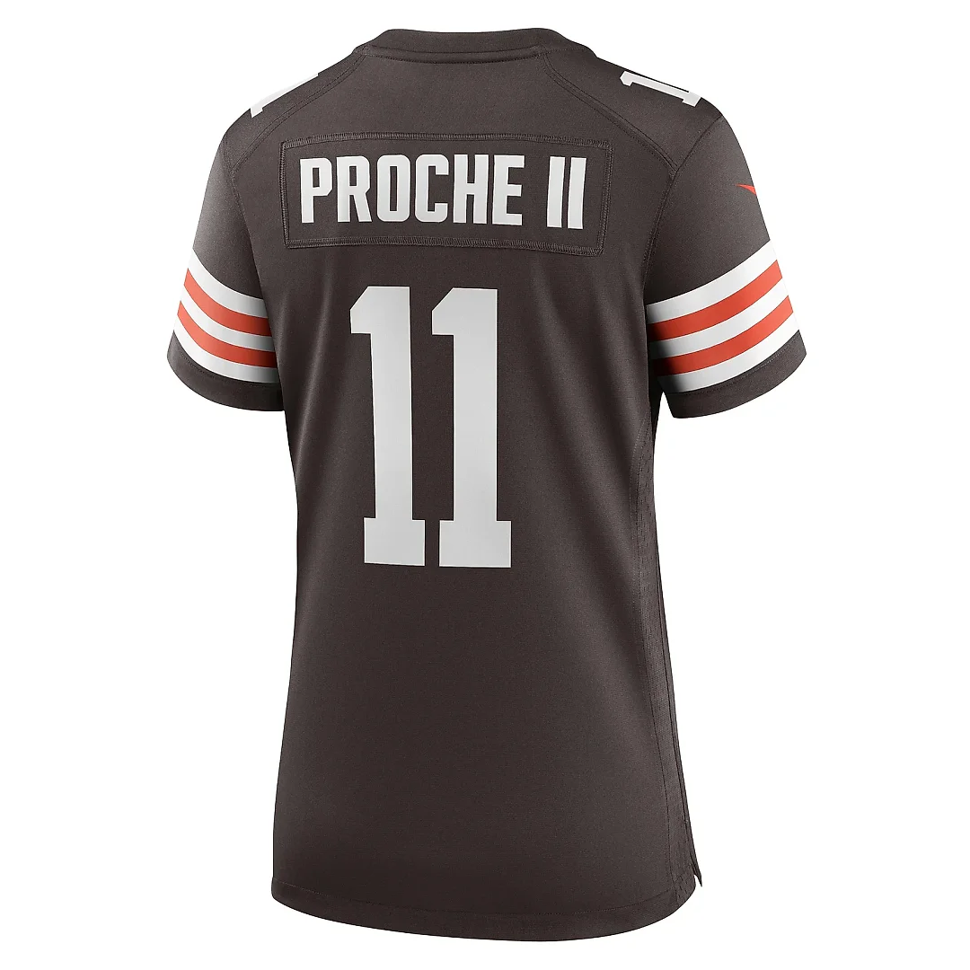 Zennovawear Women's Cleveland Browns James Proche II Brown Game Jersey