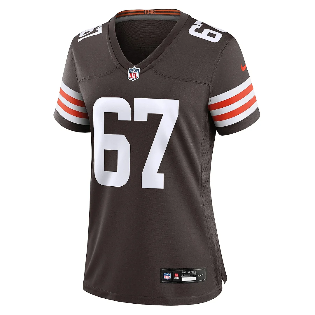 Zennovawear Women's Cleveland Browns Javion Cohen Brown Game Jersey