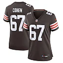 Zennovawear Women's Cleveland Browns Javion Cohen Brown Game Jersey