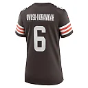 Zennovawear Women's Cleveland Browns Jeremiah Owusu-Koramoah Brown Team Game Jersey