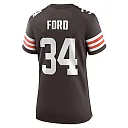 Zennovawear Women's Cleveland Browns Jerome Ford Brown Game Player Jersey