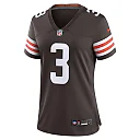Zennovawear Women's Cleveland Browns Jerry Jeudy Brown Game Jersey