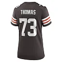 Zennovawear Women's Cleveland Browns Joe Thomas Brown Retired Game Player Jersey