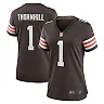 Zennovawear Women's Cleveland Browns Juan Thornhill Brown Team Game Jersey