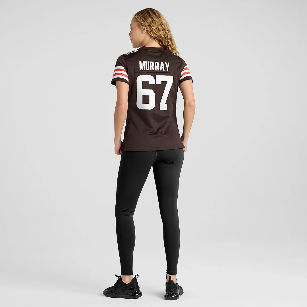 Zennovawear Women's Cleveland Browns Justin Murray Brown Team Game Jersey