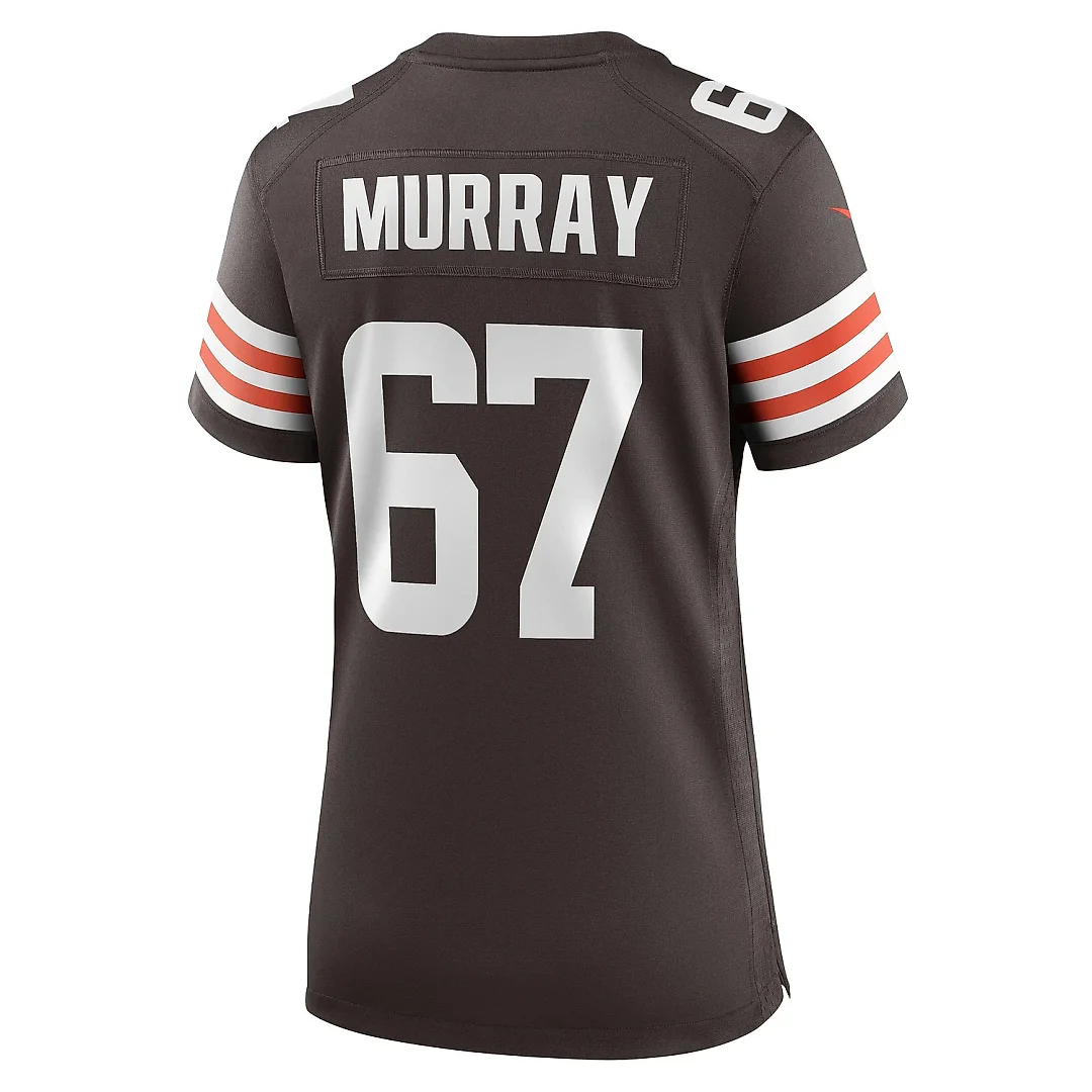 Zennovawear Women's Cleveland Browns Justin Murray Brown Team Game Jersey