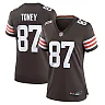 Zennovawear Women's Cleveland Browns Kadarius Toney Brown Team Game Jersey