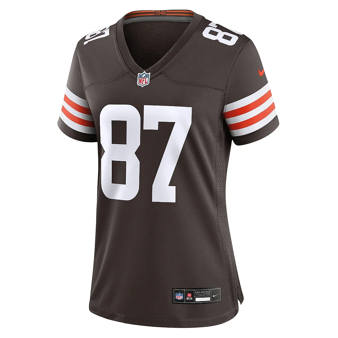 Zennovawear Women's Cleveland Browns Kadarius Toney Brown Team Game Jersey