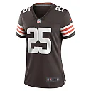 Zennovawear Women's Cleveland Browns Kahlef Hailassie Brown Team Game Jersey