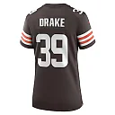 Zennovawear Women's Cleveland Browns Kenyan Drake Brown Game Jersey
