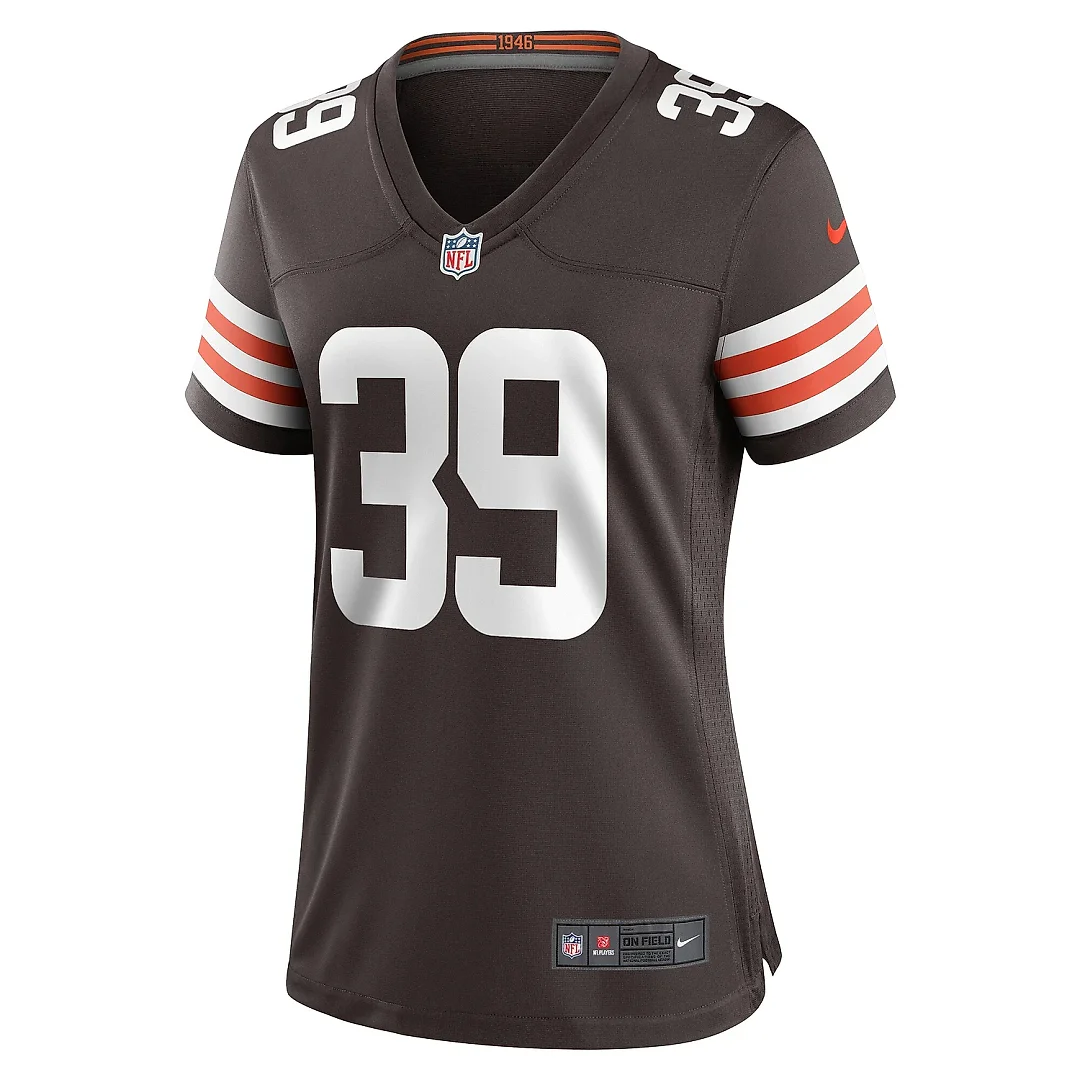 Zennovawear Women's Cleveland Browns Kenyan Drake Brown Game Jersey