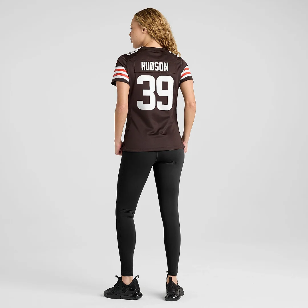 Zennovawear Women's Cleveland Browns Khaleke Hudson Brown Team Game Jersey