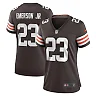 Zennovawear Women's Cleveland Browns Martin Emerson Jr. Brown Game Player Jersey