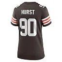 Zennovawear Women's Cleveland Browns Maurice Hurst Brown Women's All Player Jersey