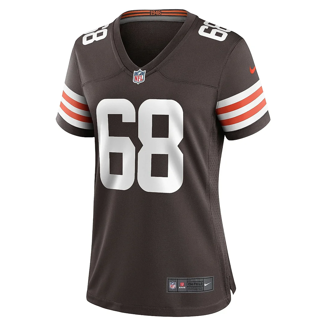 Zennovawear Women's Cleveland Browns Michael Dunn Brown Game Jersey