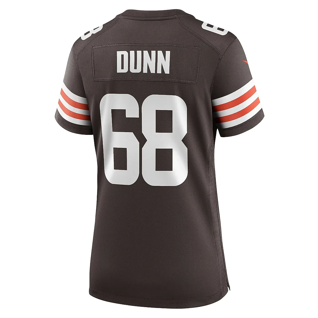 Zennovawear Women's Cleveland Browns Michael Dunn Brown Game Jersey