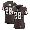 Zennovawear Women's Cleveland Browns Mike Ford Brown Team Game Jersey