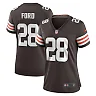 Zennovawear Women's Cleveland Browns Mike Ford Brown Team Game Jersey