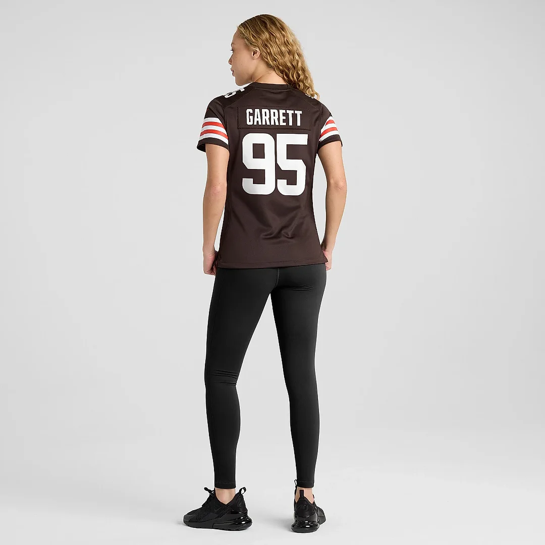 Zennovawear Women's Cleveland Browns Myles Garrett Brown Game Jersey