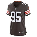 Zennovawear Women's Cleveland Browns Myles Garrett Brown Game Jersey