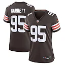 Zennovawear Women's Cleveland Browns Myles Garrett Brown Game Jersey
