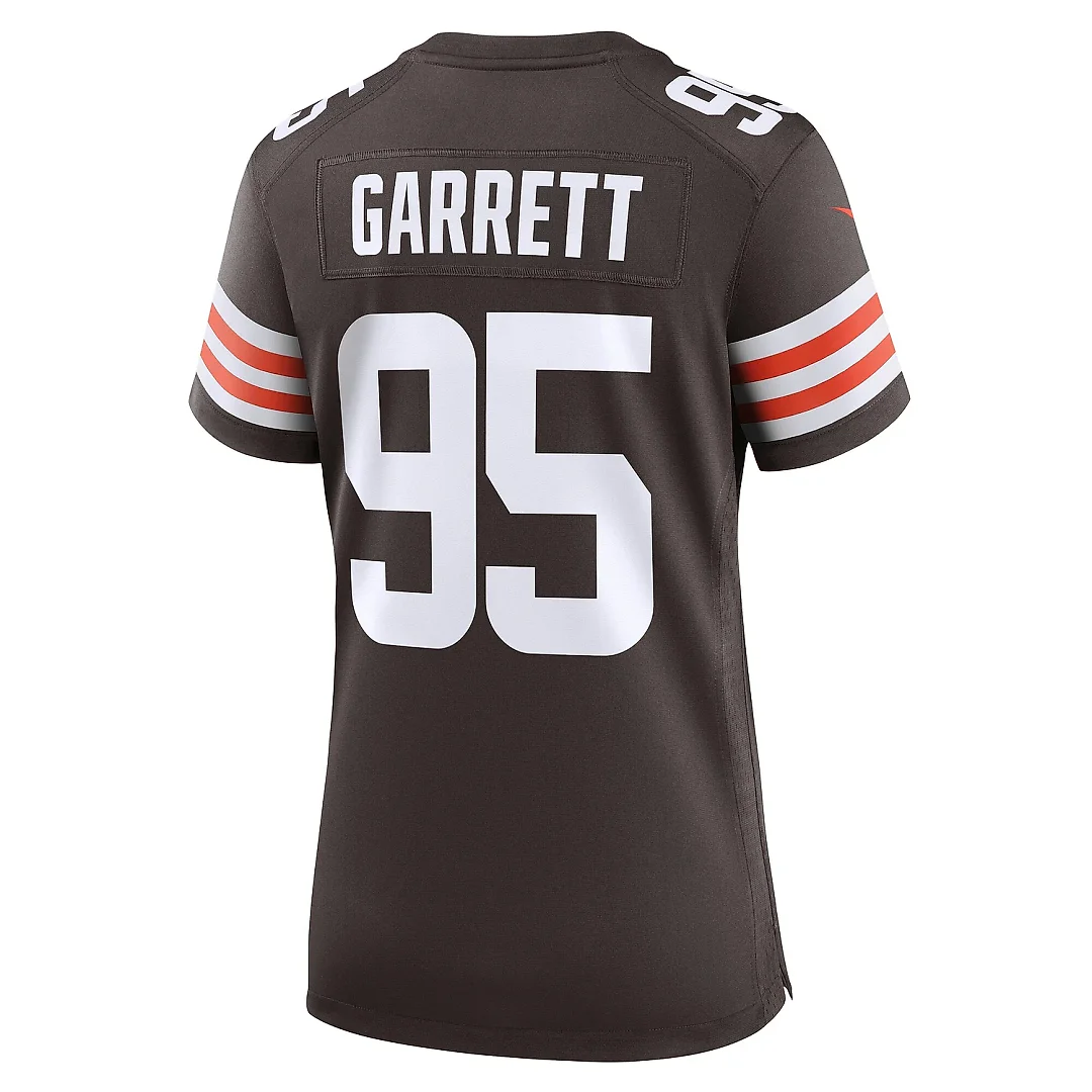 Zennovawear Women's Cleveland Browns Myles Garrett Brown Game Jersey