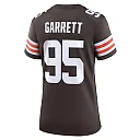 Zennovawear Women's Cleveland Browns Myles Garrett Brown Game Jersey