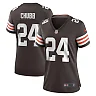 Zennovawear Women's Cleveland Browns Nick Chubb Brown Team Game Jersey