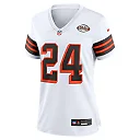 Zennovawear Women's Cleveland Browns Nick Chubb White Alternate Game Jersey