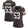 Zennovawear Women's Cleveland Browns Nick Harris Brown Game Jersey