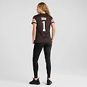 Zennovawear Women's Cleveland Browns Number 1 Mom Brown Game Jersey