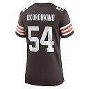 Zennovawear Women's Cleveland Browns Ogbonnia Okoronkwo Brown Game Player Jersey