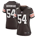 Zennovawear Women's Cleveland Browns Ogbonnia Okoronkwo Brown Game Player Jersey