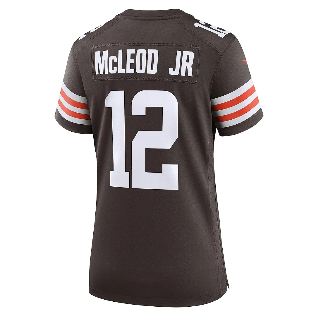 Zennovawear Women's Cleveland Browns Rodney McLeod Jr Brown Game Jersey